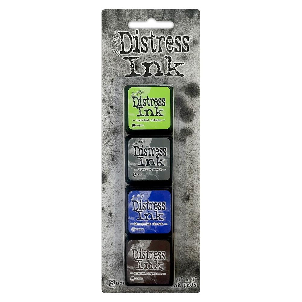 Tim Holtz Distress Mini Ink Pads 4/Pkg - Kit 14